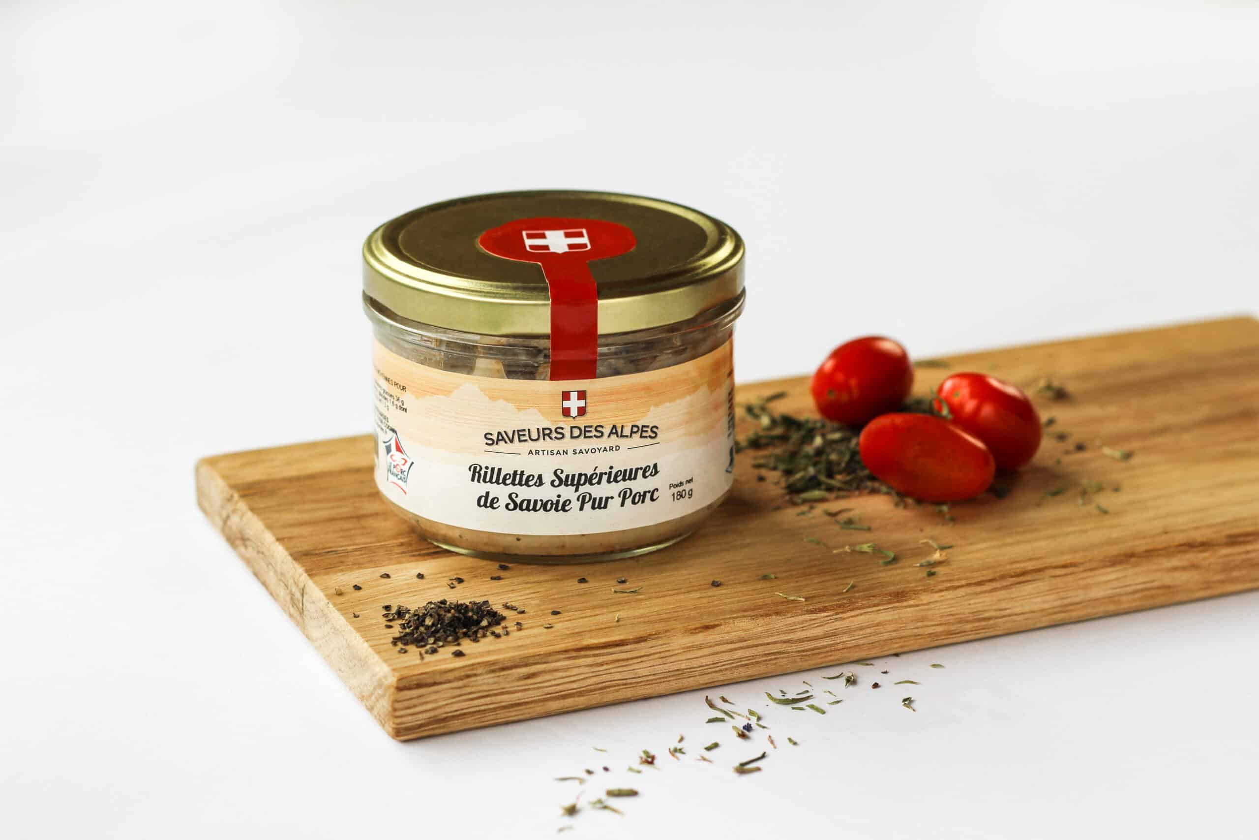 Rillettes supérieures de Savoie Pur Porc Aux Salaisons Savoyardes